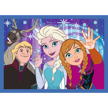 Trefl Disney Puzzle 4 vienā komplektā Disney 100, 35 48 54 70 gab.