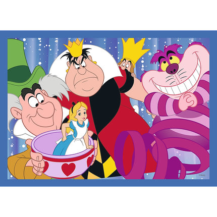 Trefl Disney Puzzle 4 vienā komplektā Disney 100, 35 48 54 70 gab.