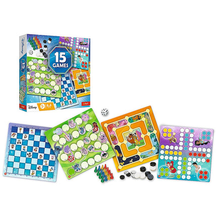 Trefl Disney 15in1 spēļu komplekts