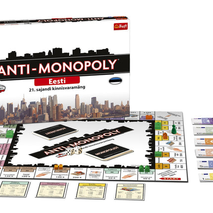 Trefl spēle pret monopolu (igauņu valodā)