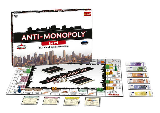 Trefl spēle pret monopolu (igauņu valodā)