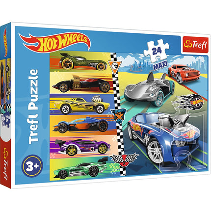 Trefl Hot Wheels Maxi puzle, 24 gab.