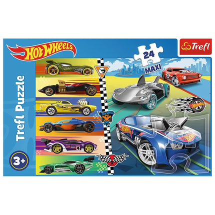 Trefl Hot Wheels Maxi puzle, 24 gab.