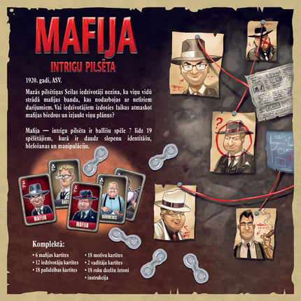 Trefl mafijas galda spēle (latviešu valodā)
