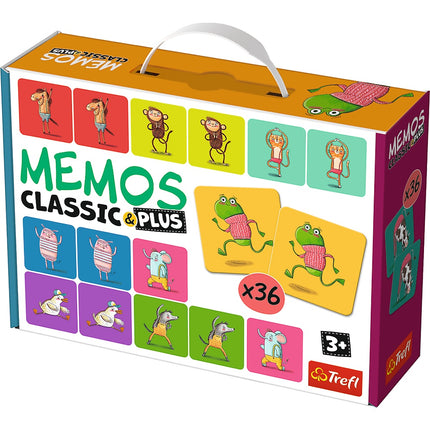 Trefl Memo Classic Plus skaņa un kustība