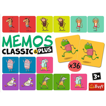 Trefl Memo Classic Plus skaņa un kustība