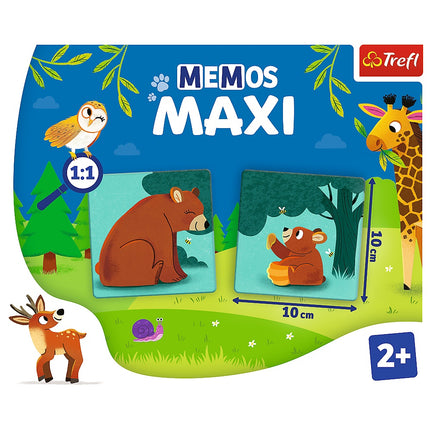Trefl Memo Maxi dzīvnieki