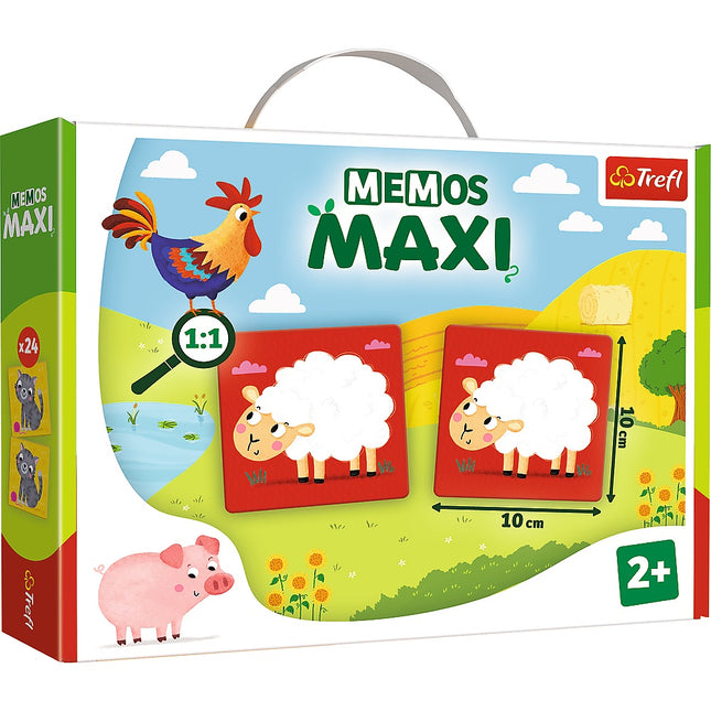 Trefl Memo Maxi Fermas dzīvnieki