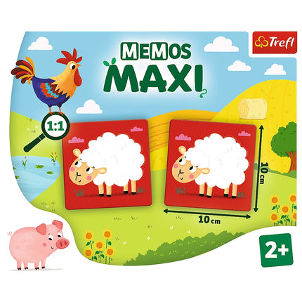 Trefl Memo Maxi Fermas dzīvnieki