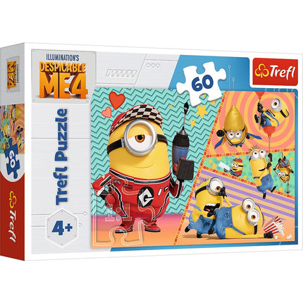 Trefl minionu puzle, 60 gab.
