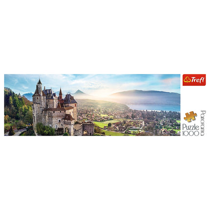 Trefl Panorāmas Puzle Menthon France 1000 Gab