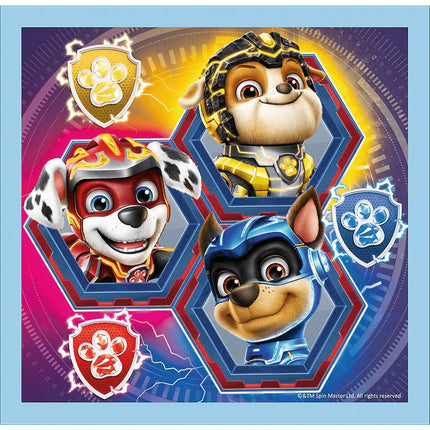 Trefl Paw Patrol Puzzle 3 vienā komplektā