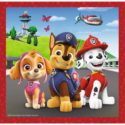 Trefl Paw Patrol Puzzle 3 vienā komplektā