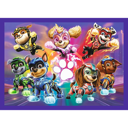 Trefl Paw Patrol Puzzle 4 vienā komplektā