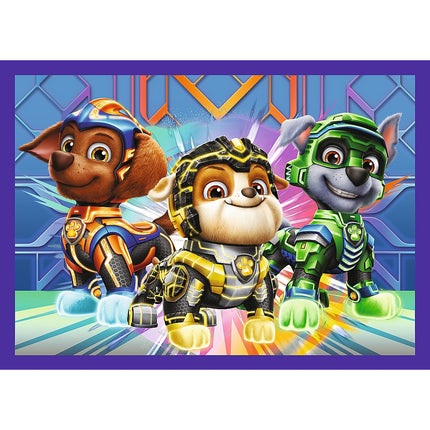Trefl Paw Patrol Puzzle 4 vienā komplektā