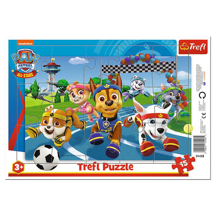 Trefl Paw Patrol Puzle rāmī, 15 gab