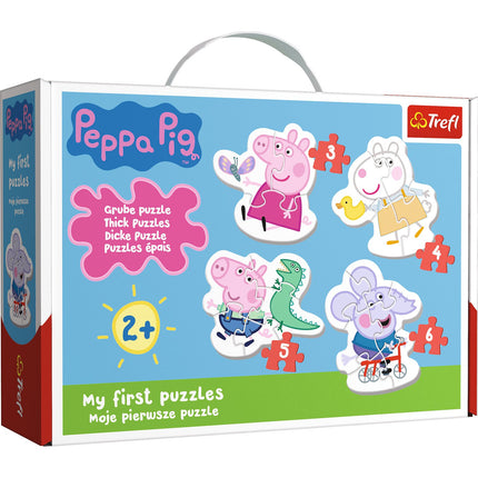 Trefl Peppa cūku puzļu komplekts mazulim