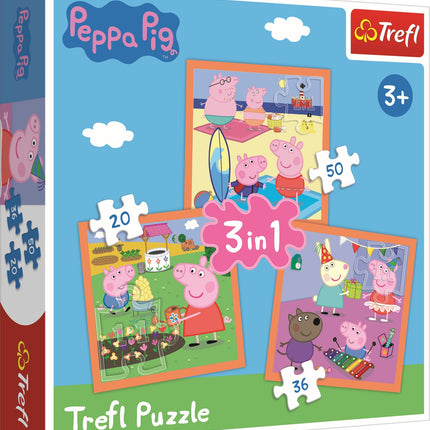 Trefl Peppa cūku mīkla 3 vienā komplektā