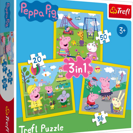 Trefl Peppa cūku mīkla 3 vienā komplektā
