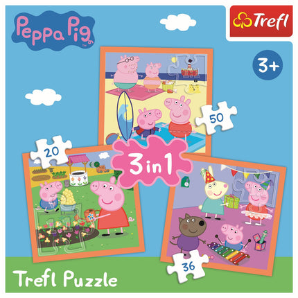 Trefl Peppa cūku mīkla 3 vienā komplektā