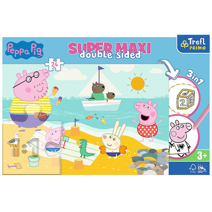Puzle Trefl Peppa Pig Super Maxi, 24 gab
