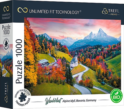 Trefl Prime Puzzle Wanderlust Bavaria, 1000 gab
