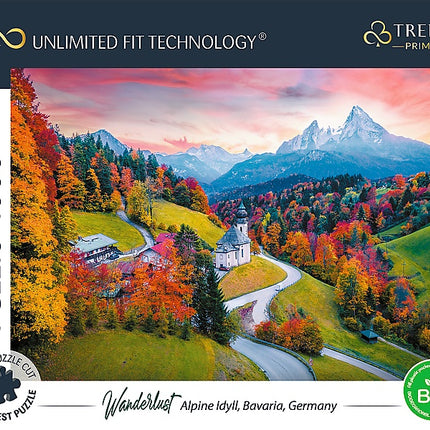 Trefl Prime Puzzle Wanderlust Bavaria, 1000 gab
