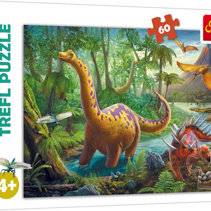 Trefl puzle Dinozauri 60 gab.