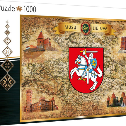 Trefl Puzzle Lietuva 1000 Gab