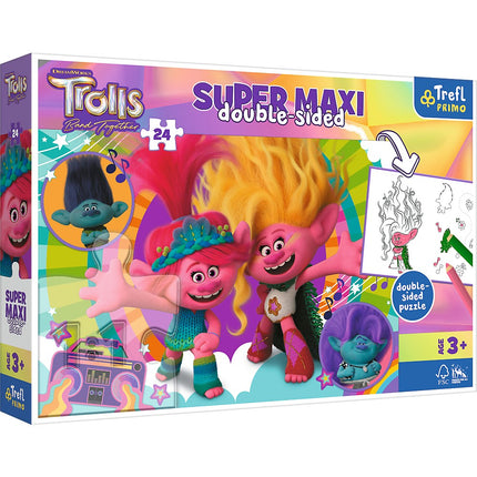 Trefl Troļļu Super Maxi puzle, 24 gab.