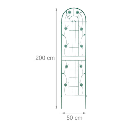 Režģis 200 cm, 2 gab. komplekts, zaļš