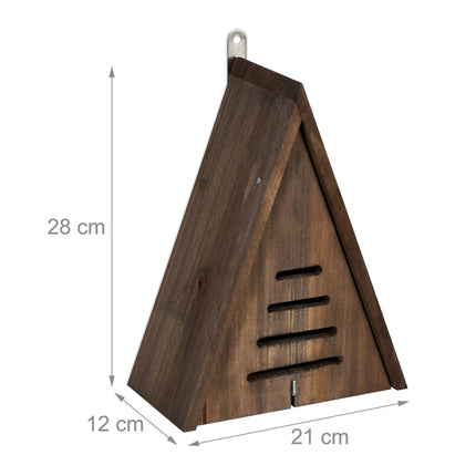 Triangular ladybug house