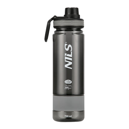 Tritan ūdens pudele, pelēka, 700 ml