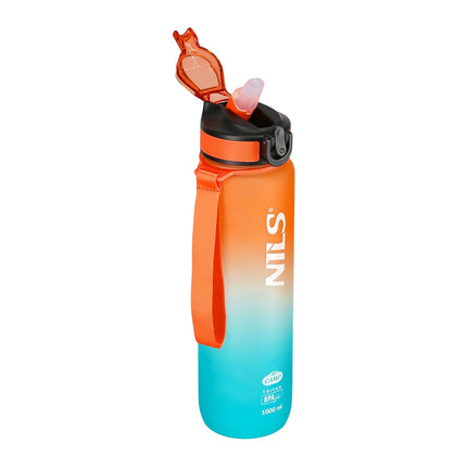 Tritan ūdens pudele, oranžzila, hermētiska, 680 ml