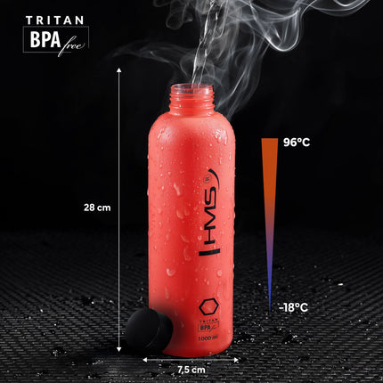 Tritāna ūdens pudele, sarkana, 600 ml