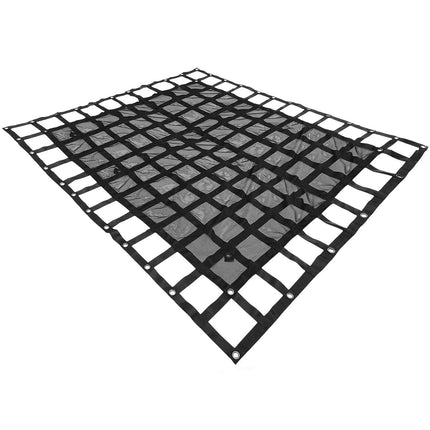 Truck Bed Cargo Net with Mesh, 8 x 6.7 ft, S-Hooks