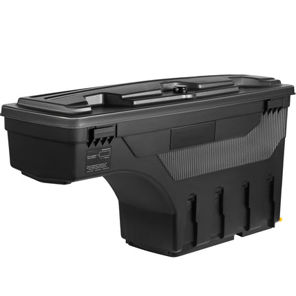 Truck Bed Wheel Well Tool Box, Lockable, Waterproof, Passenger Side