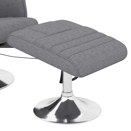 Electric recliner & footstool with vibration massage