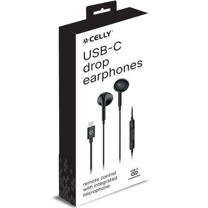 UP1300 Stereo Headset Drop USB-C Black