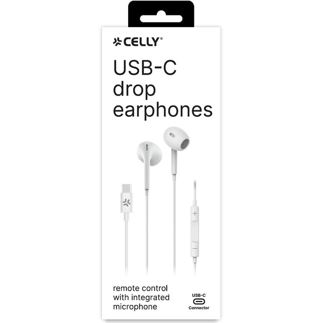 UP1300 Stereo Headset Drop USB-C White