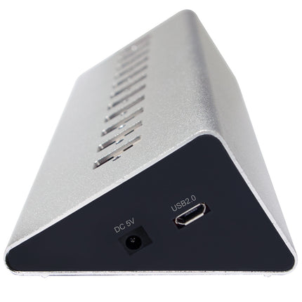 USB 2.0 hub 10+1 fast charge