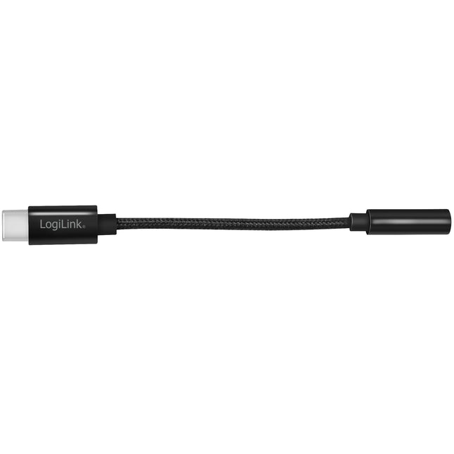 USB-C 3.5mm audio adapter with DAC 13cm nylon cable