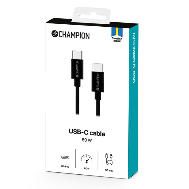 USB-C Cable 30cm Black