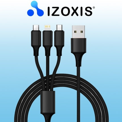 USB cable 3in1 Izoxis 22194