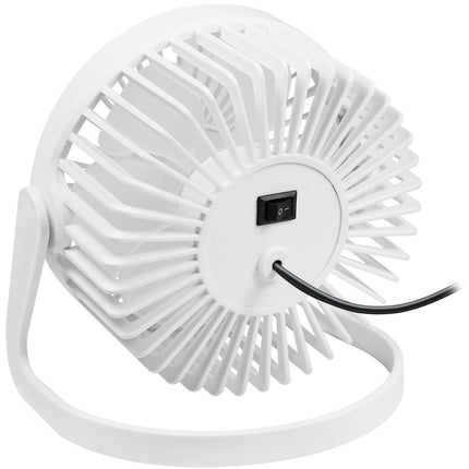 USB fan Ø12.7 cm White