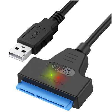 USB uz SATA 3.0 adapteris, 2,5 collu HDD/SSD, Plug & Play