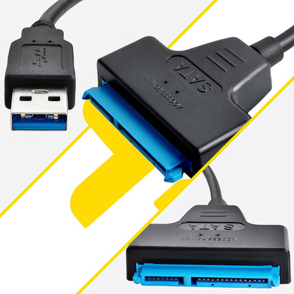USB uz SATA 3.0 adapteris, 2,5 collu HDD/SSD, Plug & Play