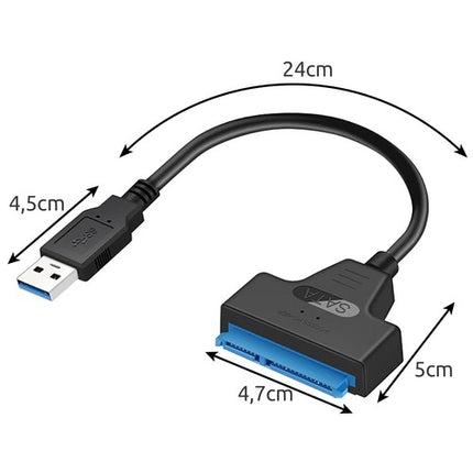 USB uz SATA 3.0 Izoxis 23603 adapteris