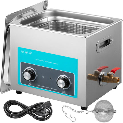 Ultrasonic Cleaner 15L with Heater, Timer, 40kHz