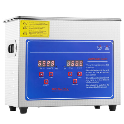 Ultrasonic Cleaner 2.85L, Digital Timer, Heater, 40kHz